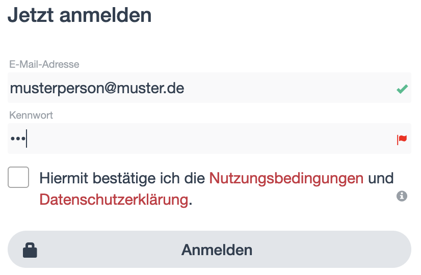 Login-Maske