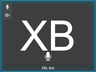Kennzeichnung der Audioübertragung im Webinarraum