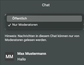 Nachrichten-Modi