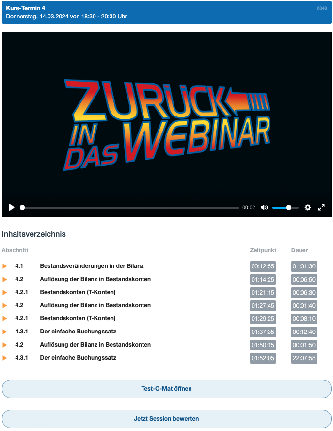 Beispiel Videomaterial