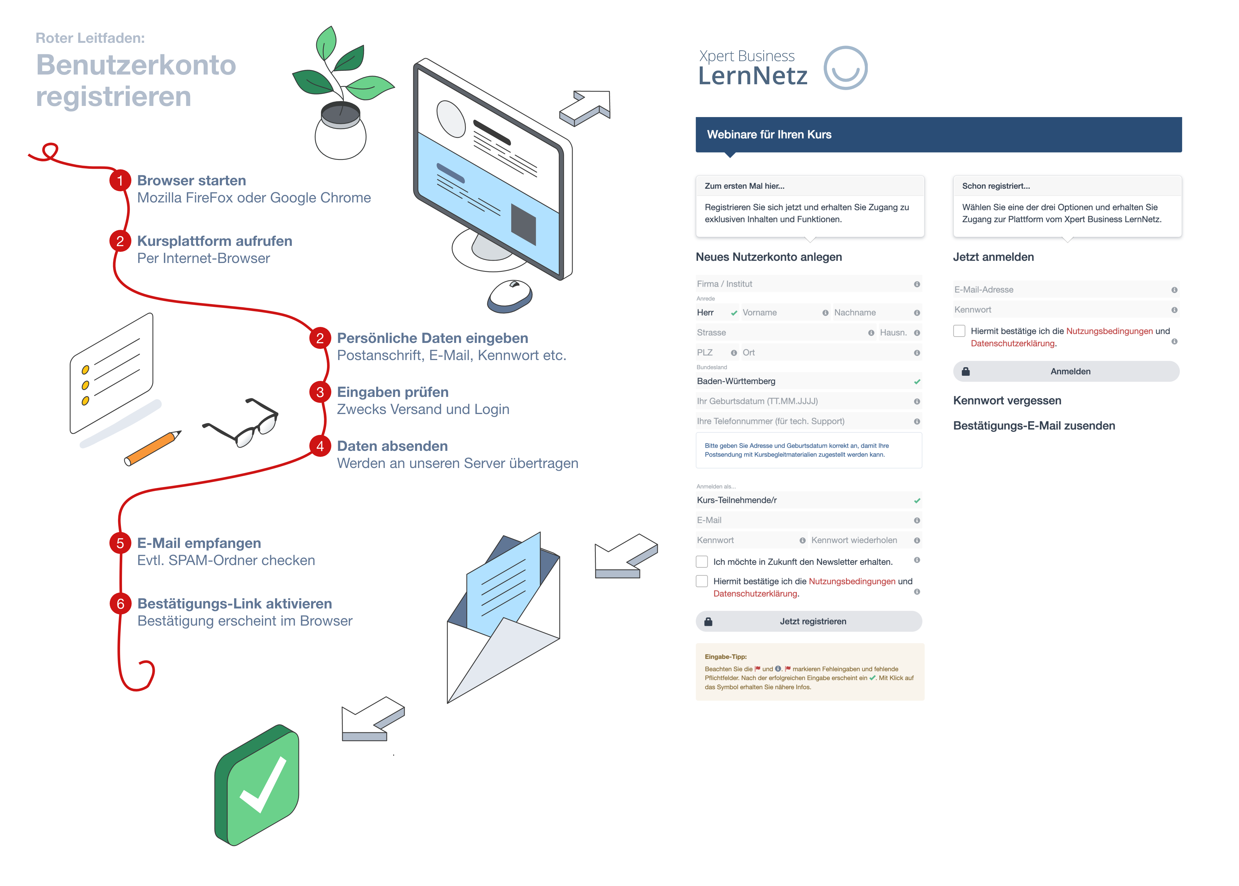 Benutzerkonto registrieren
