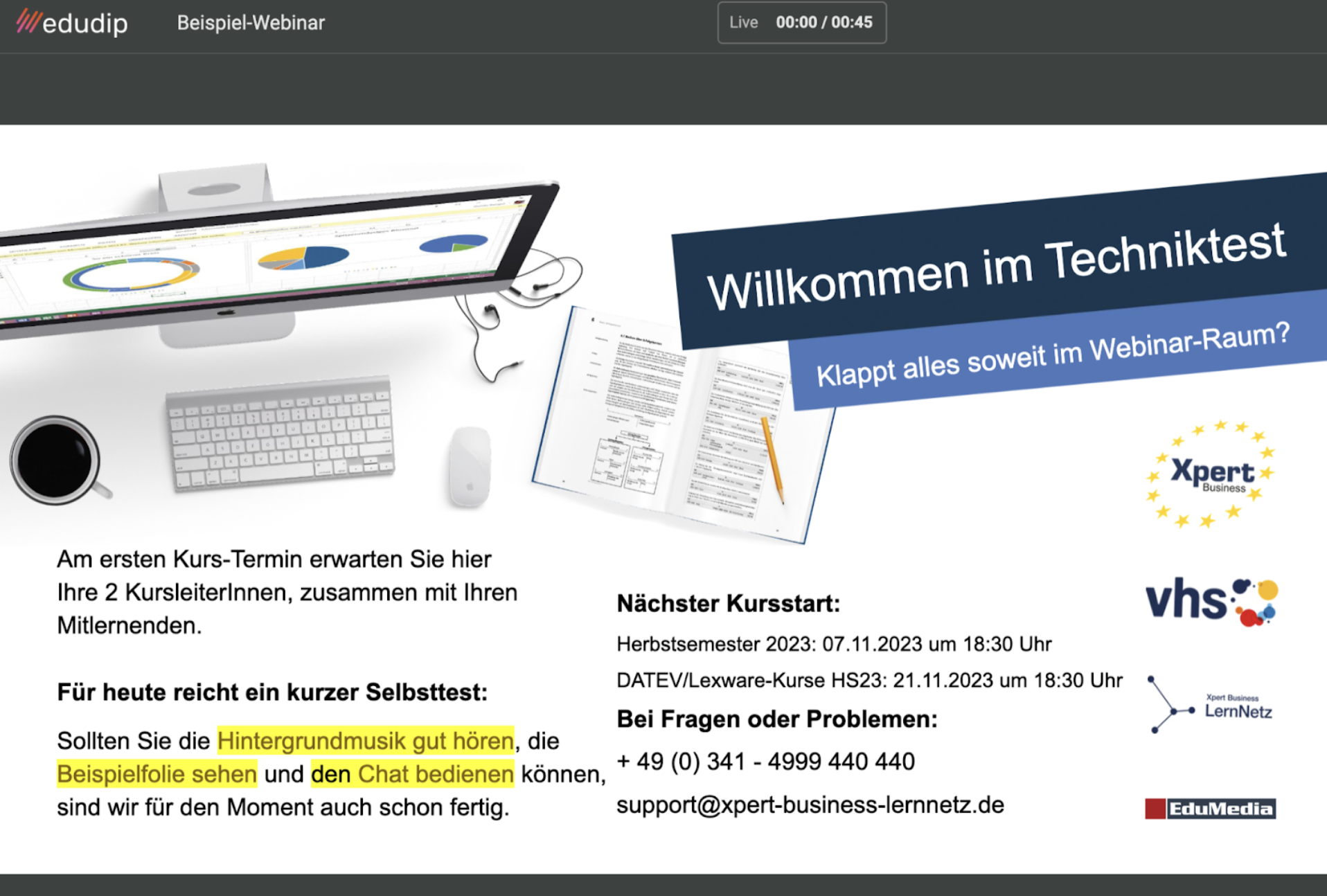Beispiel Präsentationsfläche
